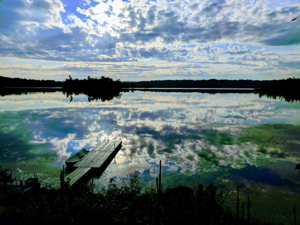 Lake and sky