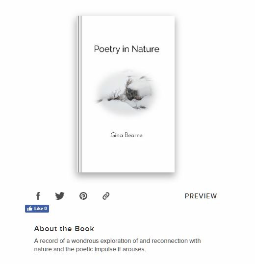 Image of book 'Poetry in Nature' on Blurb